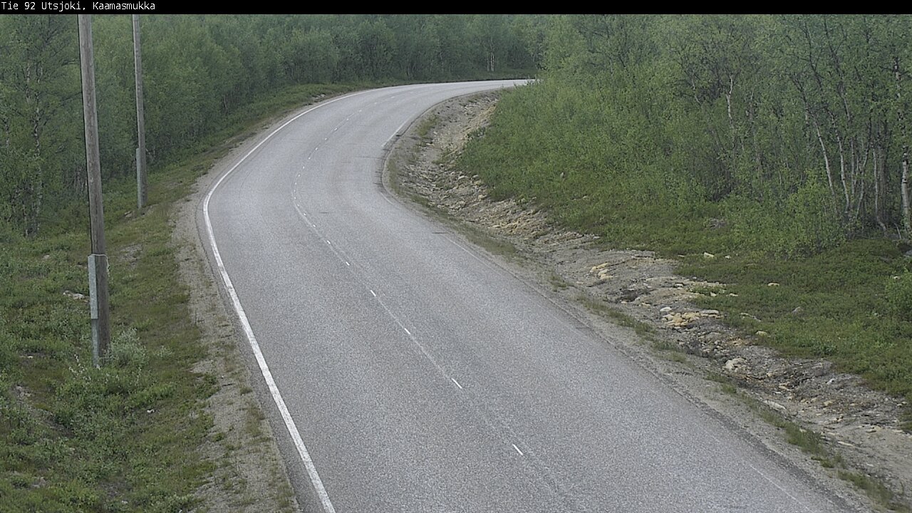 Kelikamerat Kuva Tie 92 Utsjoki, Kaamasmukka, Utsjoki, Lappi