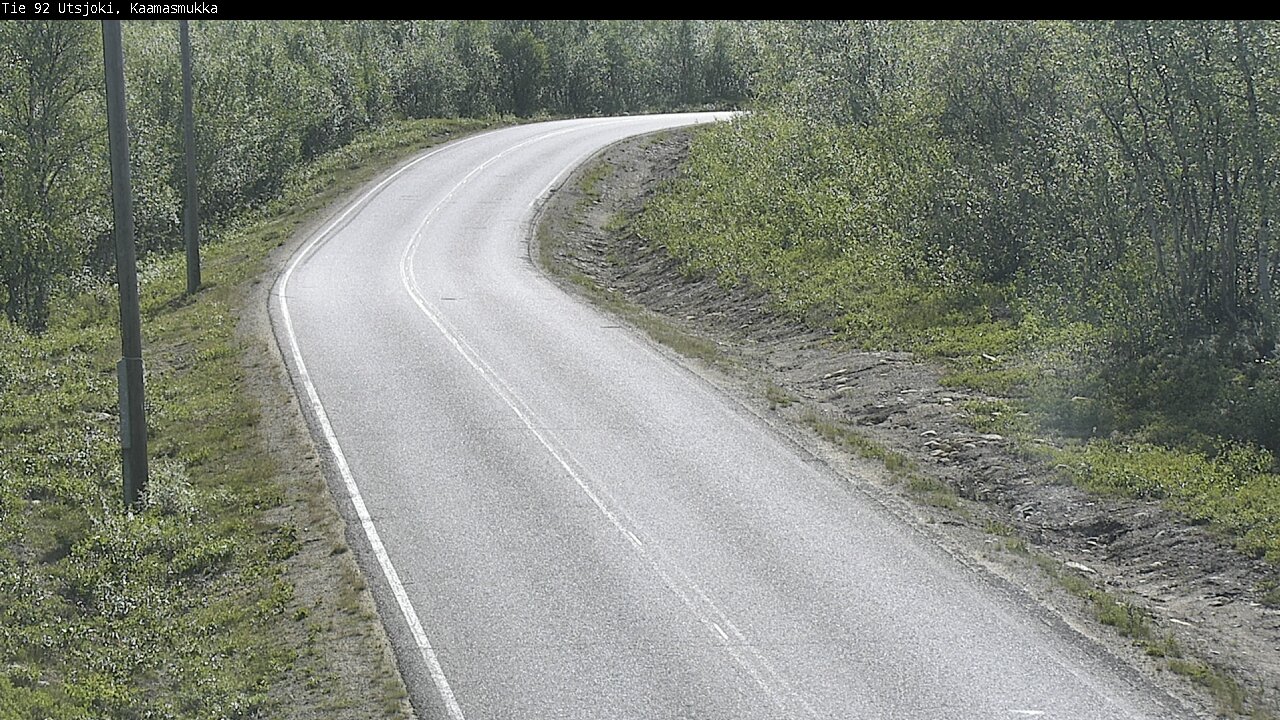Weather Camera Image Väg 92 Utsjoki, Kaamasmukka, Utsjoki, Lappi