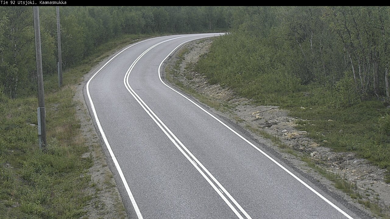 Weather Camera Image Road 92 Utsjoki, Kaamasmukka, Utsjoki, Lappi
