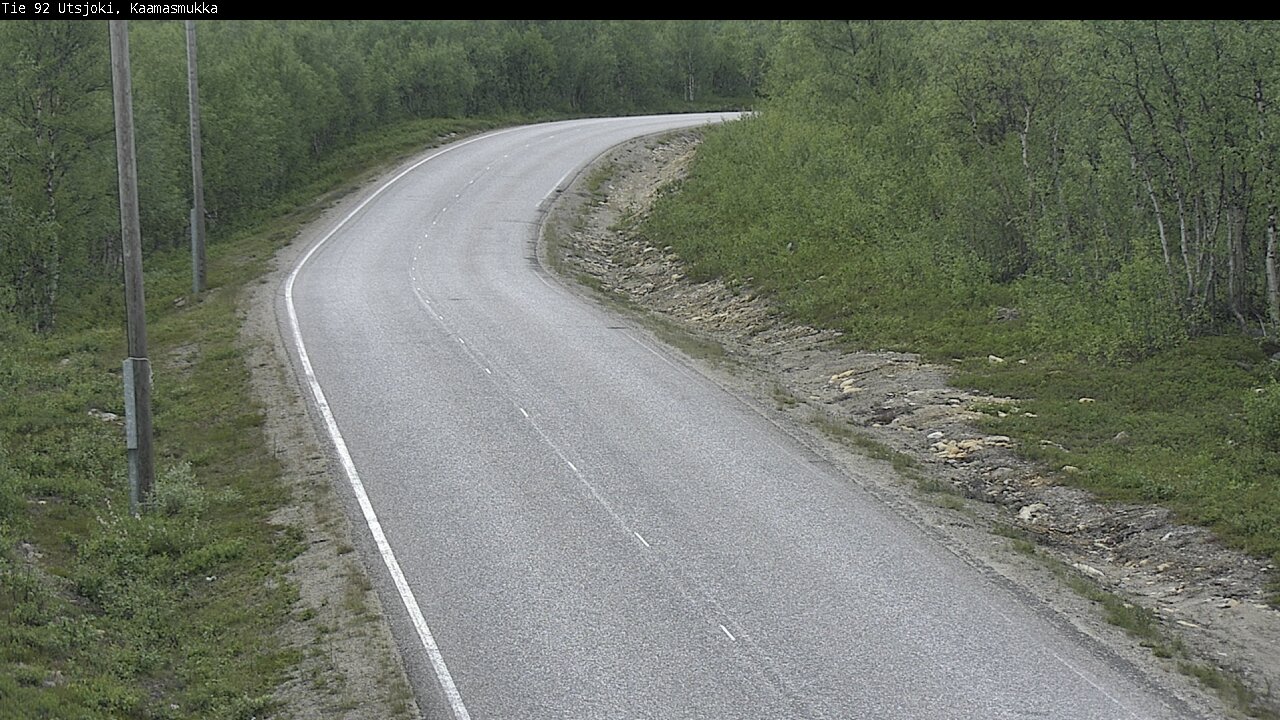 Kelikamerat Kuva Tie 92 Utsjoki, Kaamasmukka, Utsjoki, Lappi