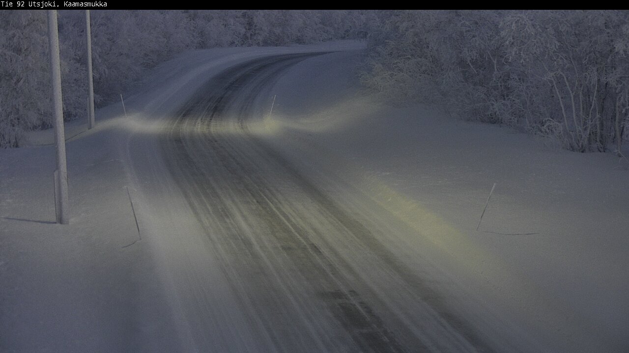 Kelikamerat Kuva Tie 92 Utsjoki, Kaamasmukka, Utsjoki, Lappi