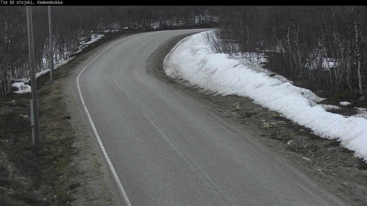 Weather Camera Image Road 92 Utsjoki, Kaamasmukka, Utsjoki, Lappi