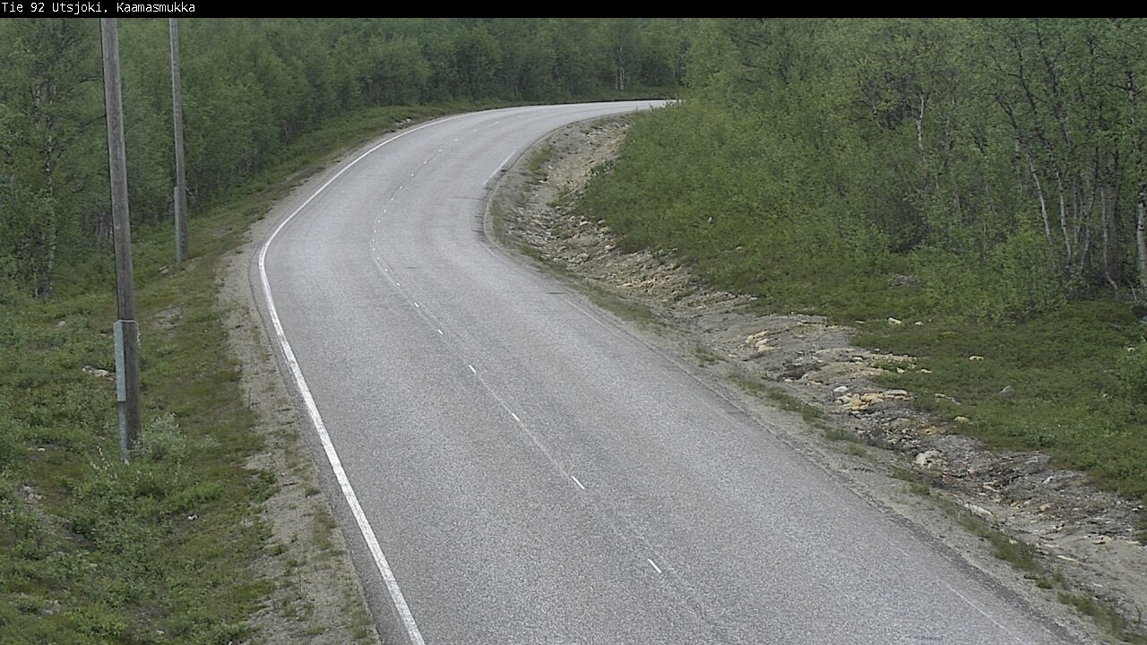 Kelikamerat Kuva Tie 92 Utsjoki, Kaamasmukka, Utsjoki, Lappi