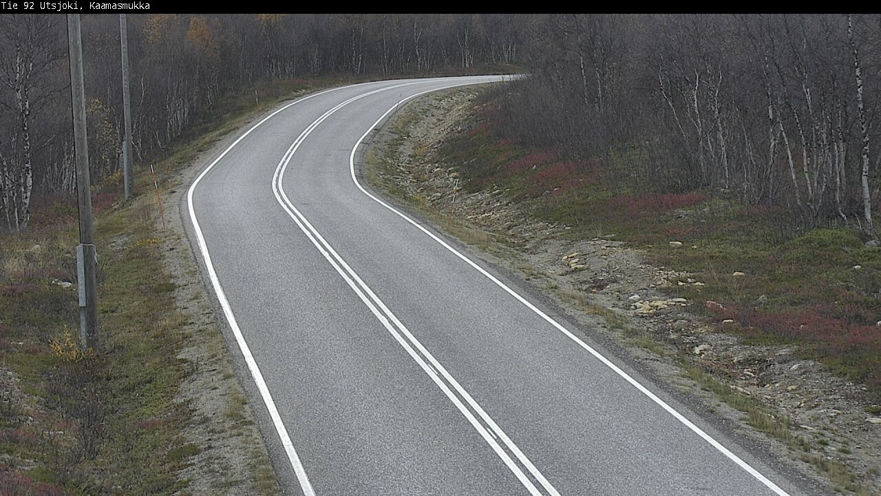 Kelikamerat Kuva Tie 92 Utsjoki, Kaamasmukka, Utsjoki, Lappi