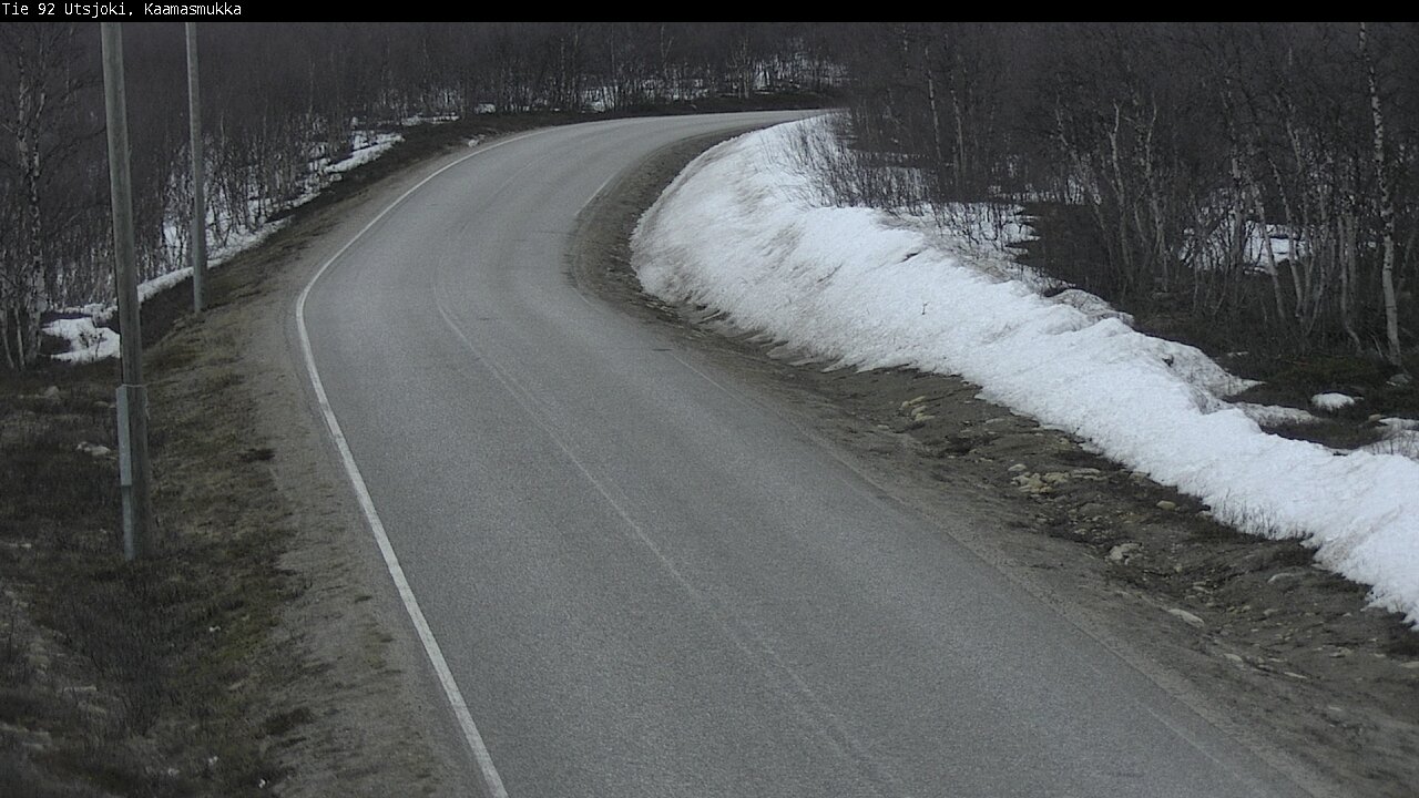 Weather Camera Image Road 92 Utsjoki, Kaamasmukka, Utsjoki, Lappi