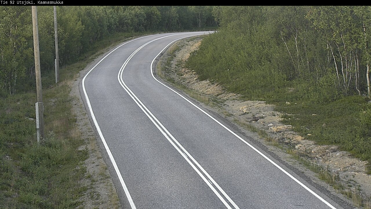 Kelikamerat Kuva Tie 92 Utsjoki, Kaamasmukka, Utsjoki, Lappi