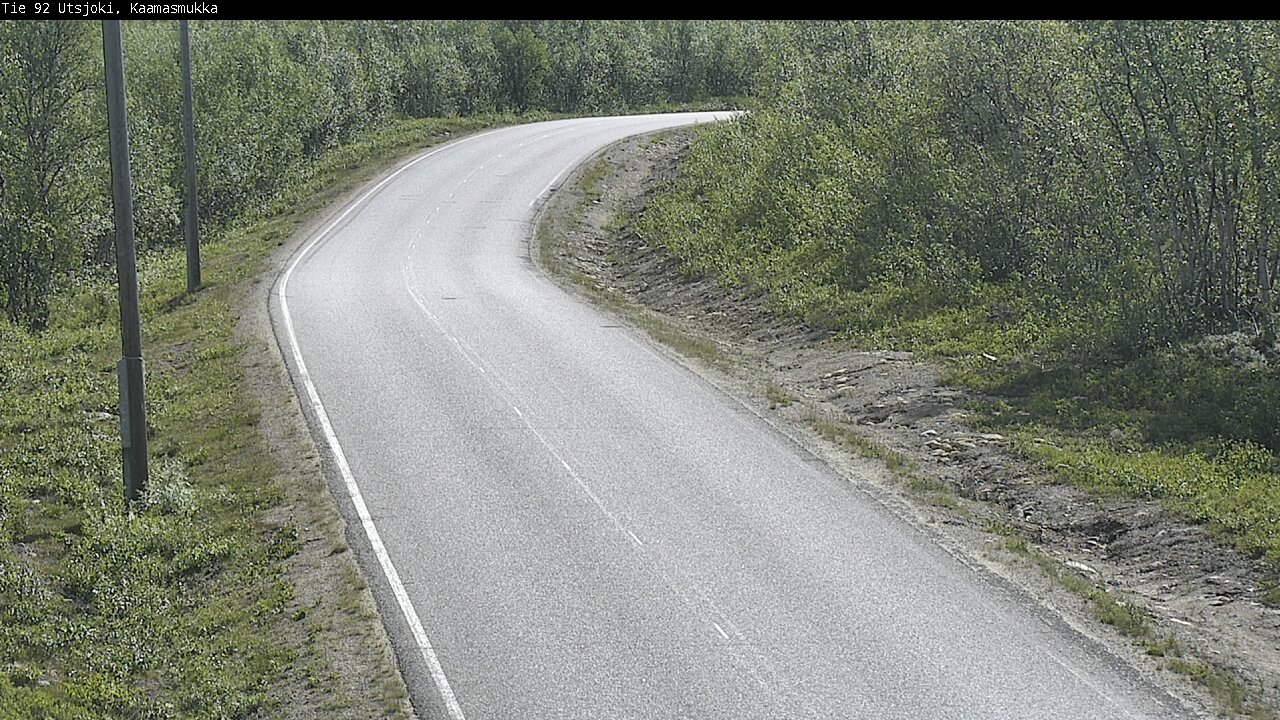Weather Camera Image Väg 92 Utsjoki, Kaamasmukka, Utsjoki, Lappi