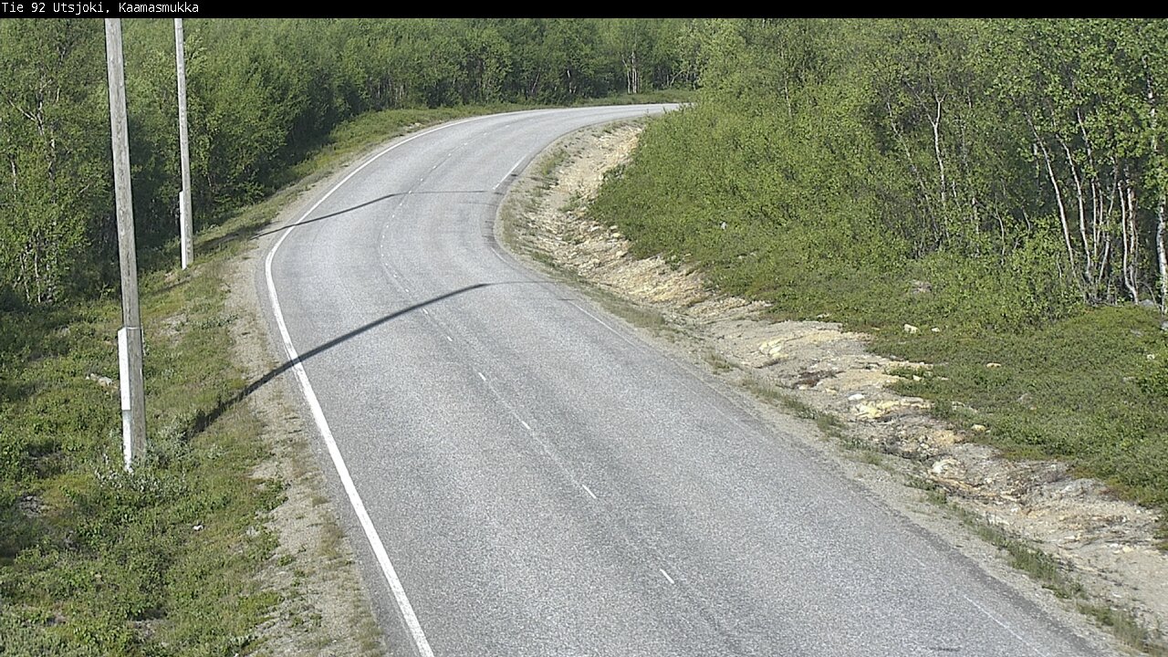 Weather Camera Image Väg 92 Utsjoki, Kaamasmukka, Utsjoki, Lappi