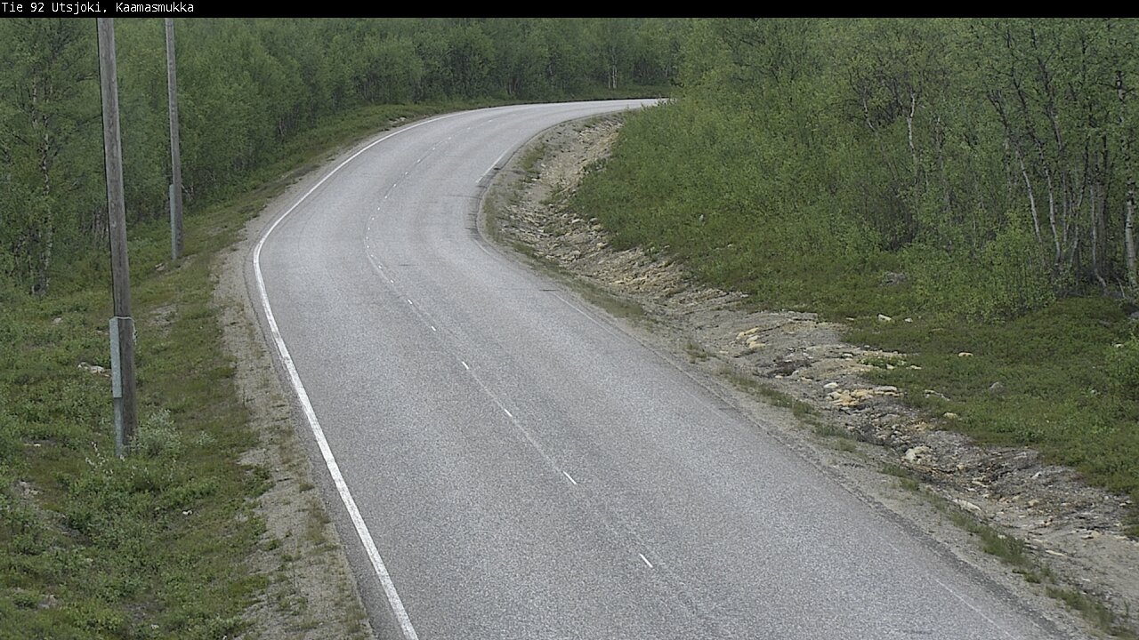 Kelikamerat Kuva Tie 92 Utsjoki, Kaamasmukka, Utsjoki, Lappi