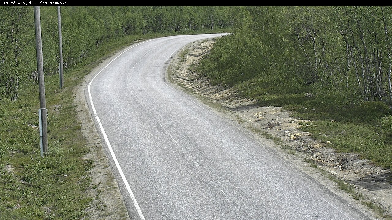 Weather Camera Image Väg 92 Utsjoki, Kaamasmukka, Utsjoki, Lappi