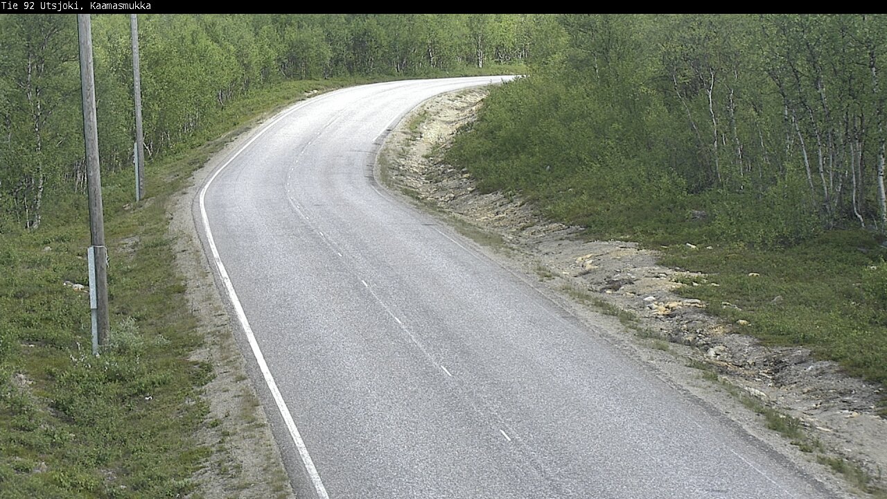 Weather Camera Image Väg 92 Utsjoki, Kaamasmukka, Utsjoki, Lappi