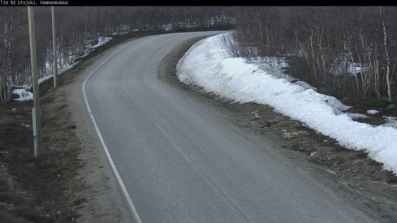 Weather Camera Image Road 92 Utsjoki, Kaamasmukka, Utsjoki, Lappi