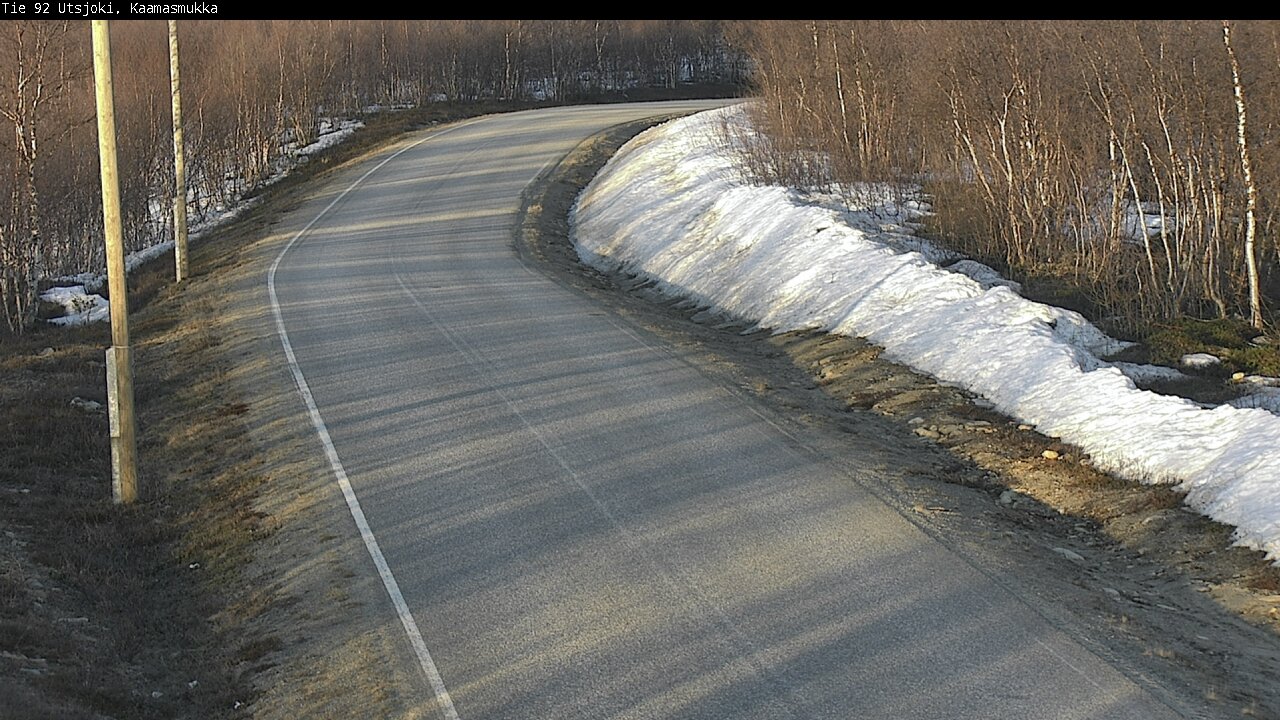 Weather Camera Image Väg 92 Utsjoki, Kaamasmukka, Utsjoki, Lappi