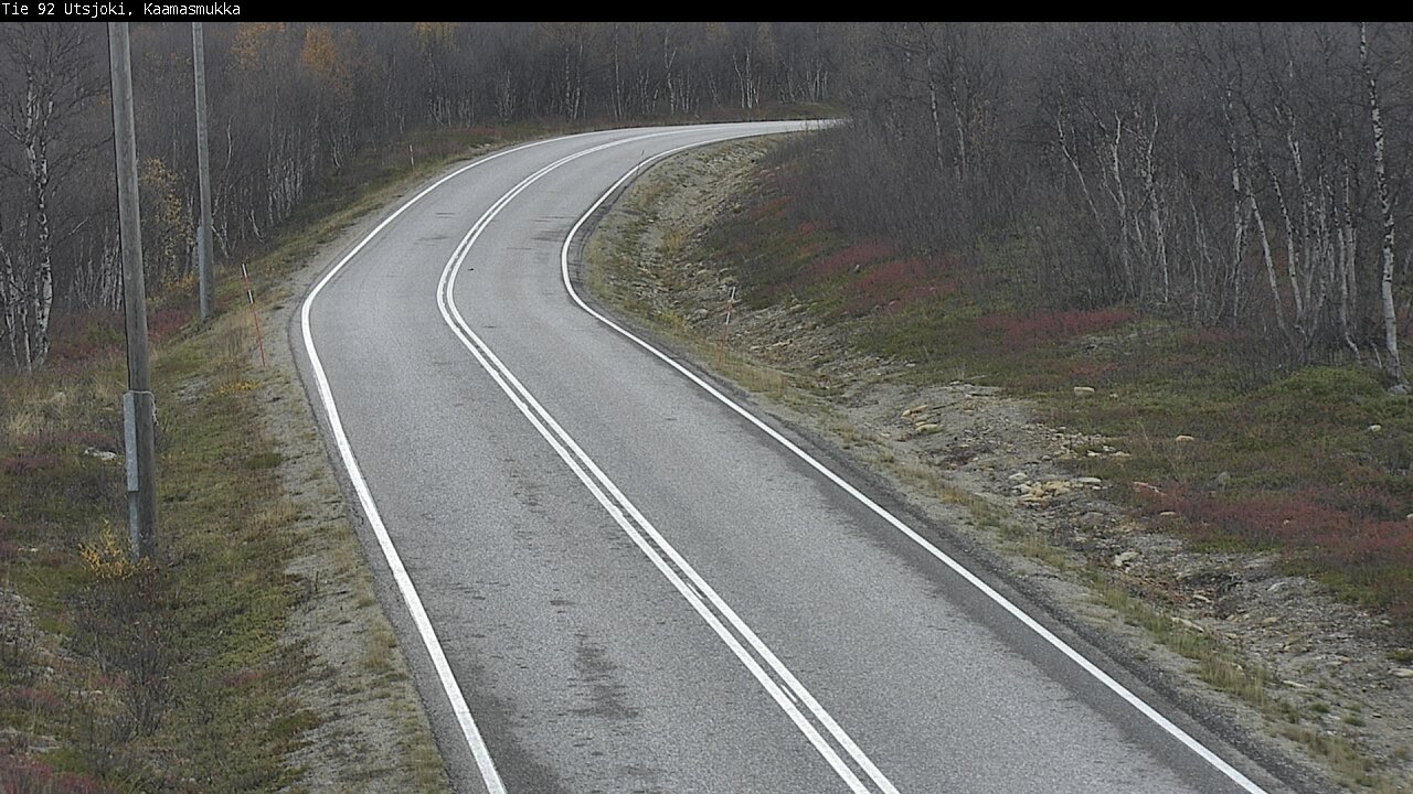 Kelikamerat Kuva Tie 92 Utsjoki, Kaamasmukka, Utsjoki, Lappi