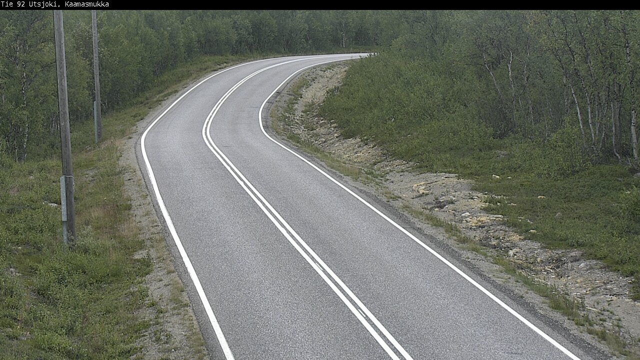 Kelikamerat Kuva Tie 92 Utsjoki, Kaamasmukka, Utsjoki, Lappi