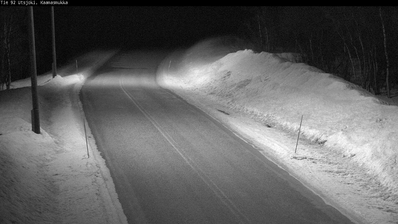 Weather Camera Image Road 92 Utsjoki, Kaamasmukka, Utsjoki, Lappi
