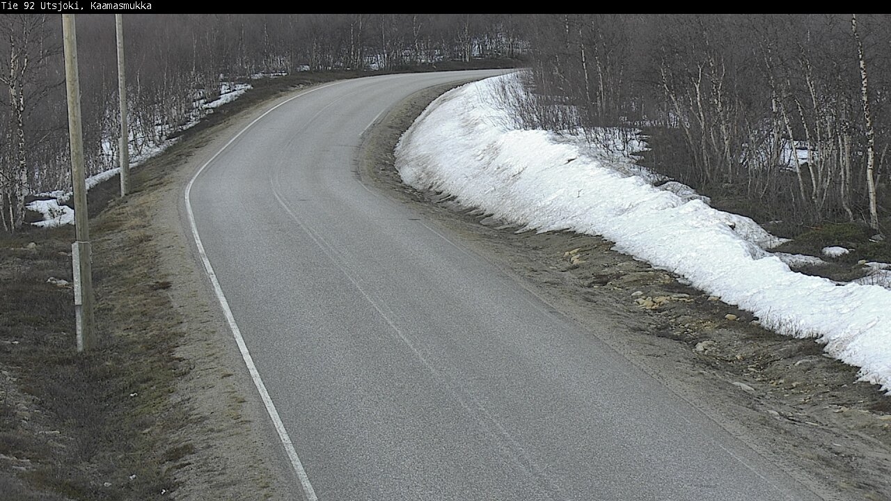 Weather Camera Image Väg 92 Utsjoki, Kaamasmukka, Utsjoki, Lappi