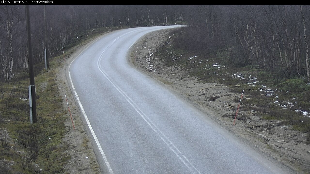 Kelikamerat Kuva Tie 92 Utsjoki, Kaamasmukka, Utsjoki, Lappi