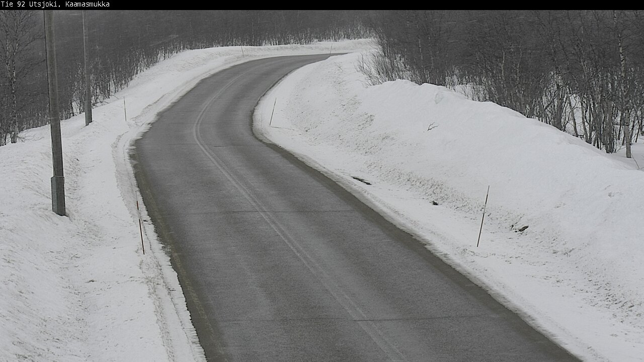 Weather Camera Image Väg 92 Utsjoki, Kaamasmukka, Utsjoki, Lappi