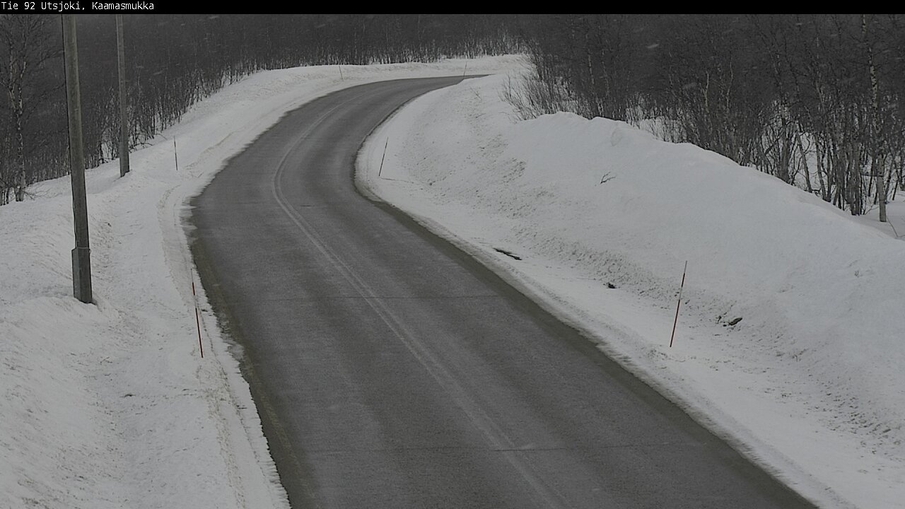 Weather Camera Image Väg 92 Utsjoki, Kaamasmukka, Utsjoki, Lappi