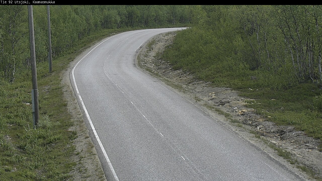 Weather Camera Image Väg 92 Utsjoki, Kaamasmukka, Utsjoki, Lappi