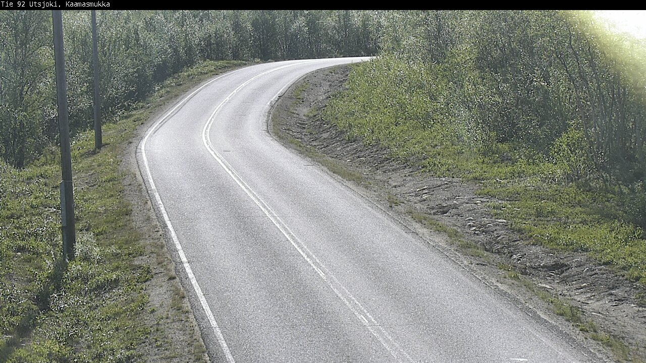 Weather Camera Image Väg 92 Utsjoki, Kaamasmukka, Utsjoki, Lappi