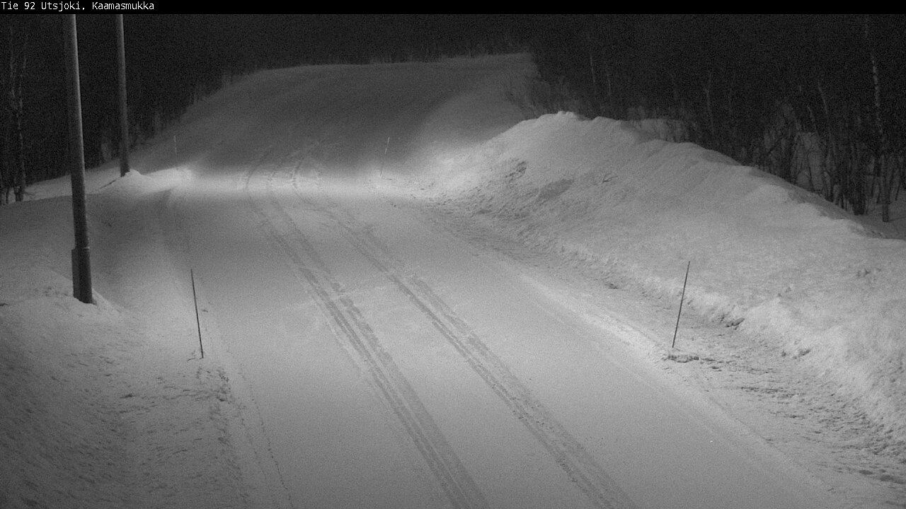 Weather Camera Image Road 92 Utsjoki, Kaamasmukka, Utsjoki, Lappi