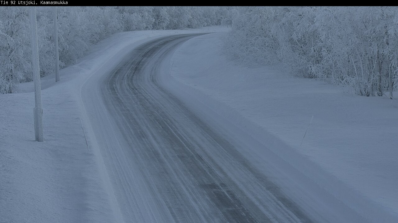 Weather Camera Image Road 92 Utsjoki, Kaamasmukka, Utsjoki, Lappi