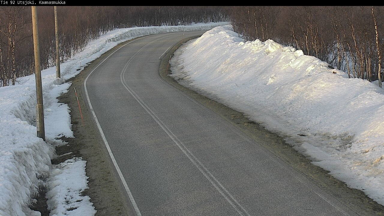 Kelikamerat Kuva Tie 92 Utsjoki, Kaamasmukka, Utsjoki, Lappi