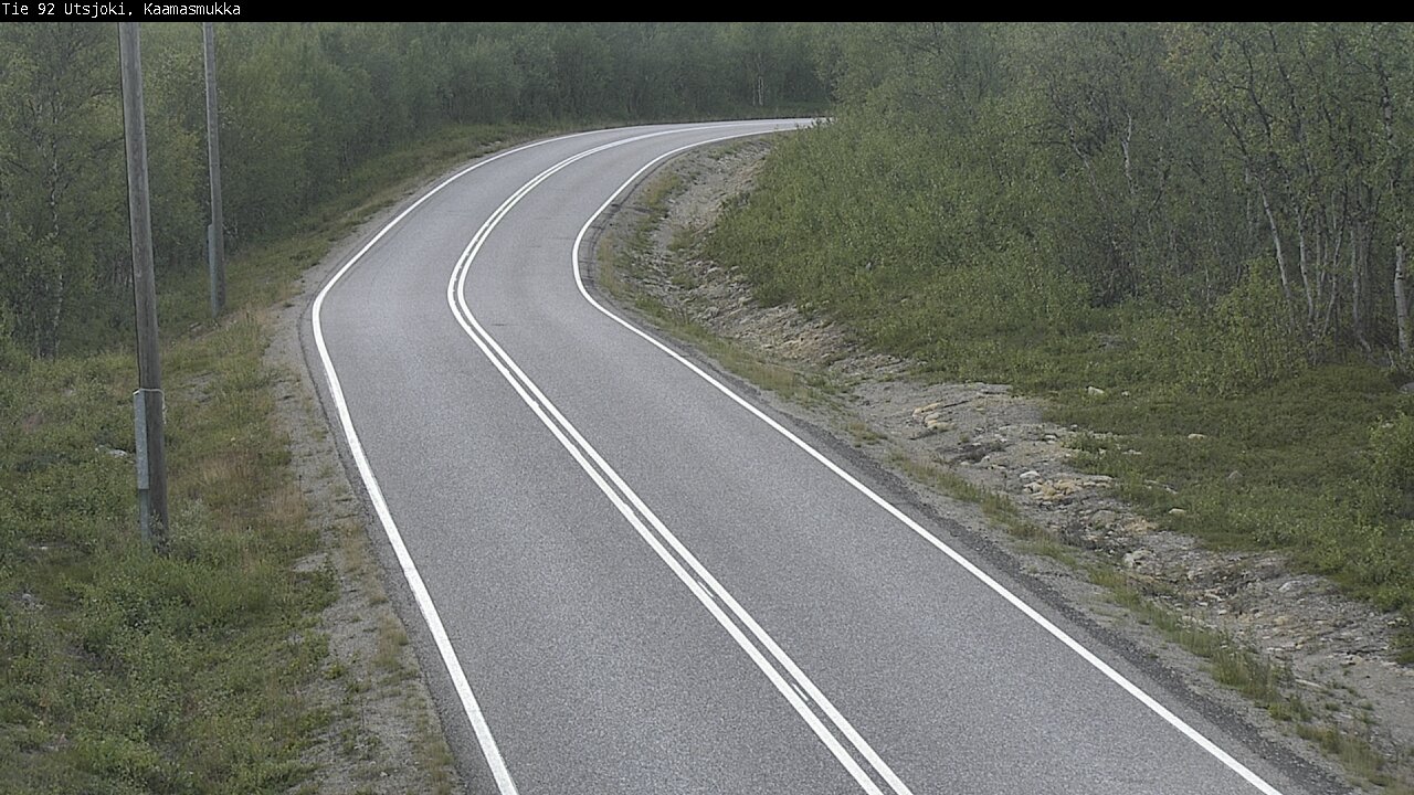 Kelikamerat Kuva Tie 92 Utsjoki, Kaamasmukka, Utsjoki, Lappi