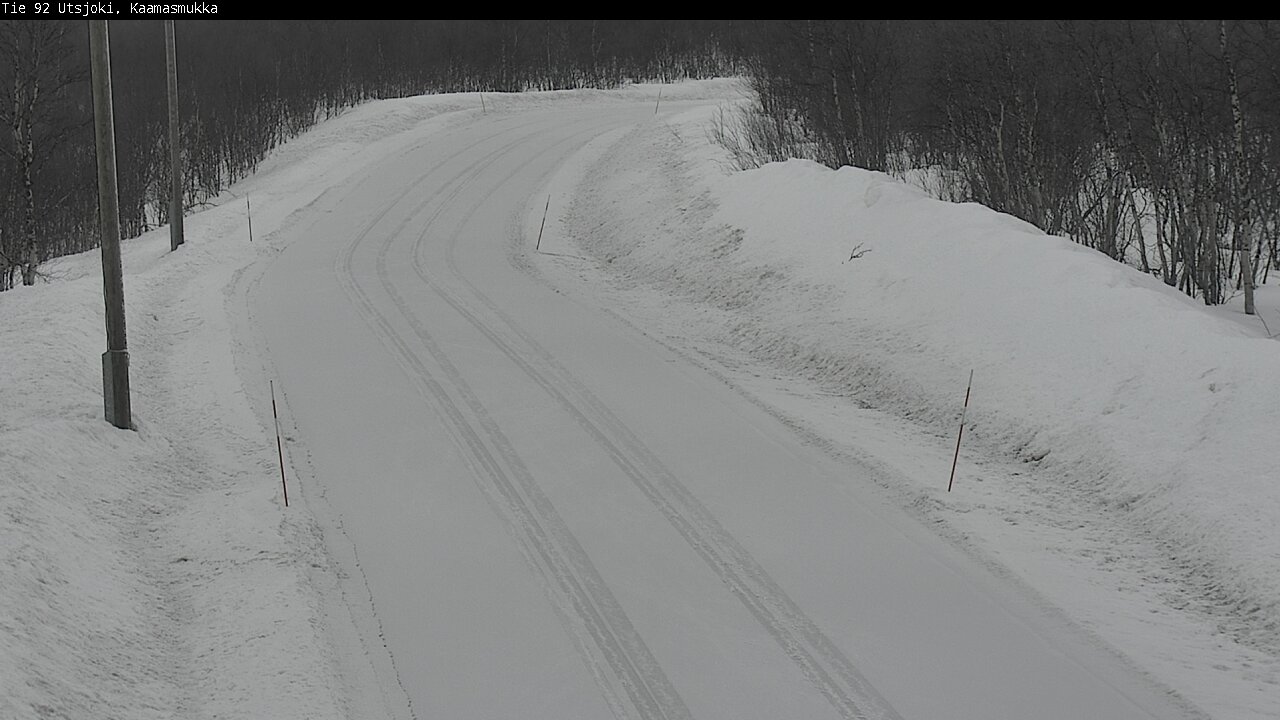 Weather Camera Image Road 92 Utsjoki, Kaamasmukka, Utsjoki, Lappi