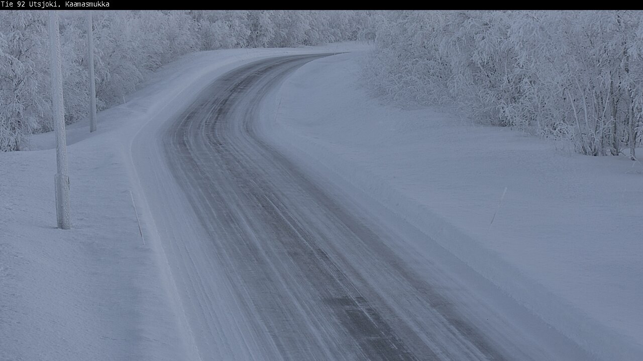 Weather Camera Image Road 92 Utsjoki, Kaamasmukka, Utsjoki, Lappi