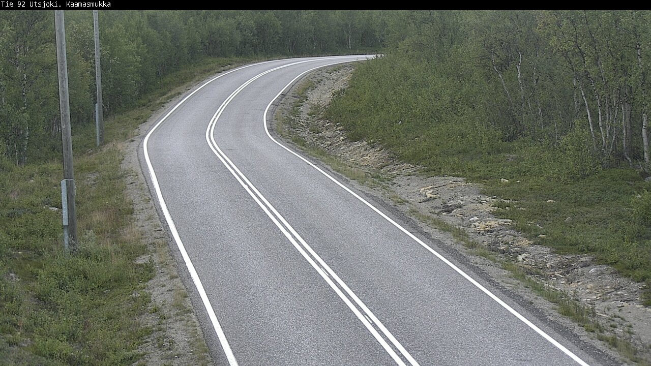 Kelikamerat Kuva Tie 92 Utsjoki, Kaamasmukka, Utsjoki, Lappi