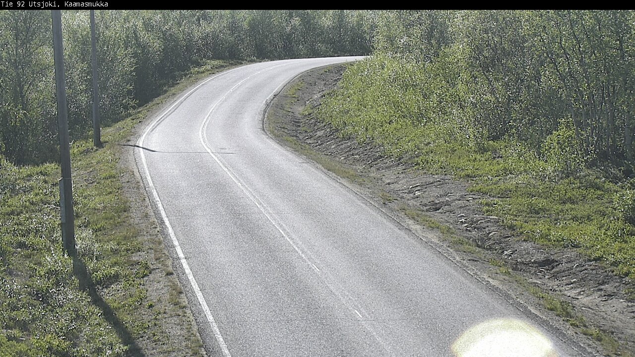 Weather Camera Image Väg 92 Utsjoki, Kaamasmukka, Utsjoki, Lappi
