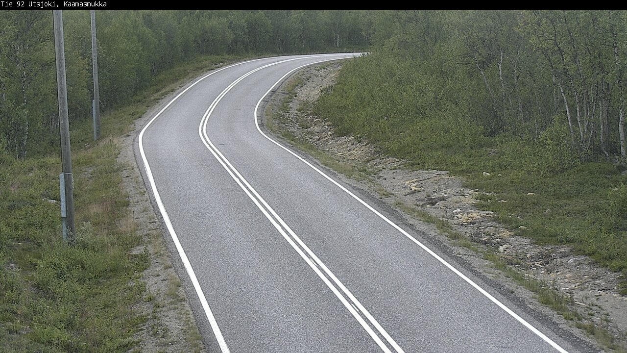 Weather Camera Image Road 92 Utsjoki, Kaamasmukka, Utsjoki, Lappi