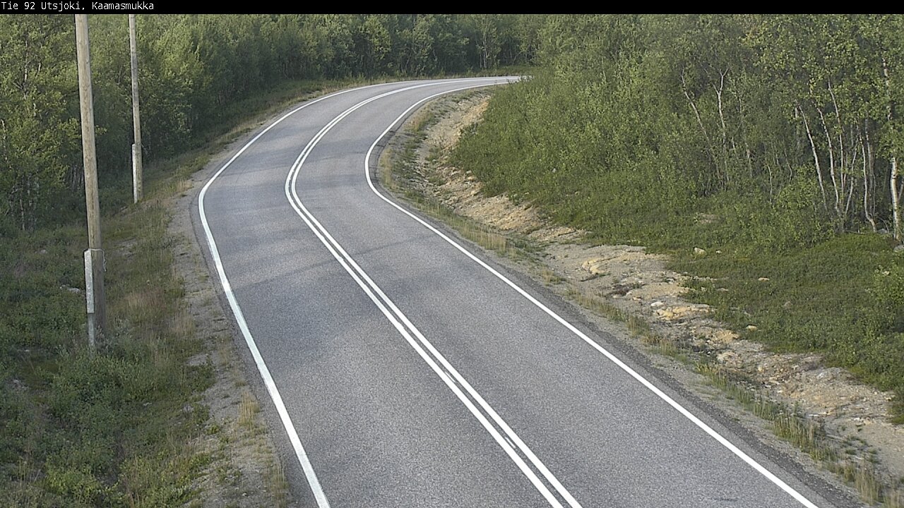 Kelikamerat Kuva Tie 92 Utsjoki, Kaamasmukka, Utsjoki, Lappi