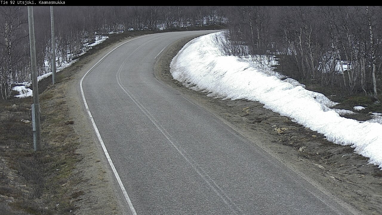Weather Camera Image Road 92 Utsjoki, Kaamasmukka, Utsjoki, Lappi