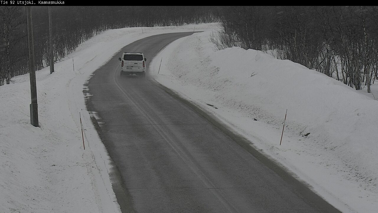 Kelikamerat Kuva Tie 92 Utsjoki, Kaamasmukka, Utsjoki, Lappi