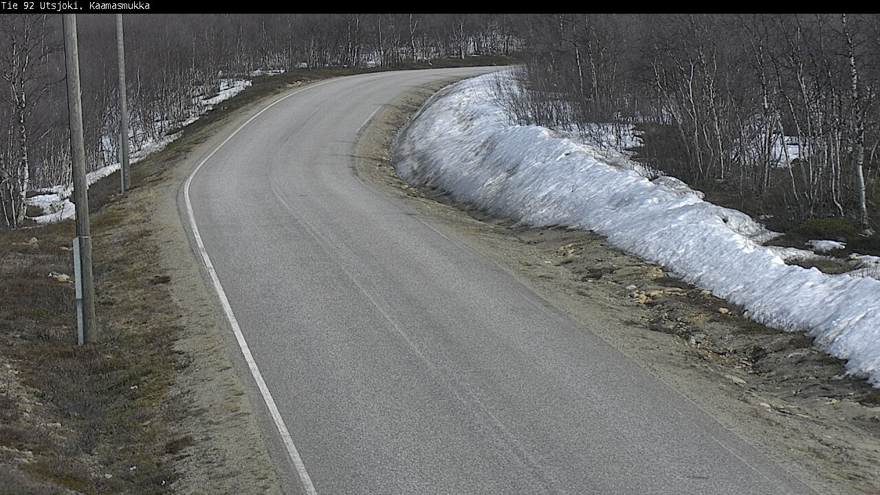 Weather Camera Image Väg 92 Utsjoki, Kaamasmukka, Utsjoki, Lappi