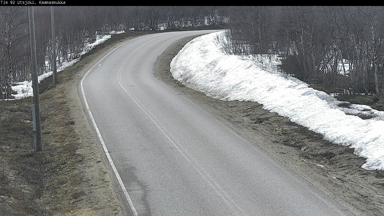 Weather Camera Image Väg 92 Utsjoki, Kaamasmukka, Utsjoki, Lappi
