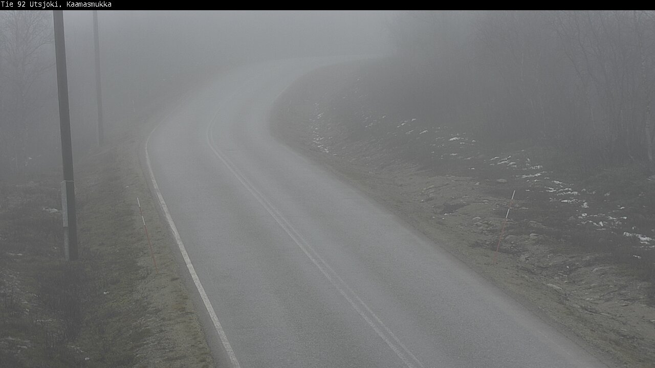 Kelikamerat Kuva Tie 92 Utsjoki, Kaamasmukka, Utsjoki, Lappi