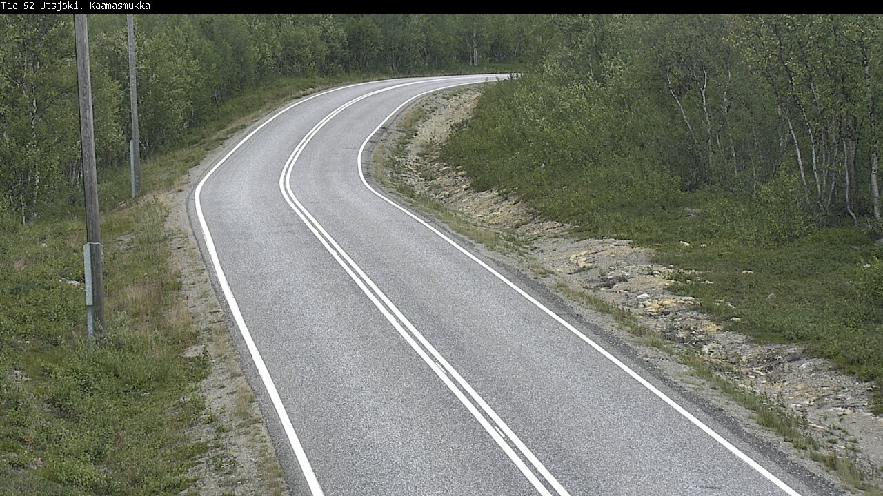 Kelikamerat Kuva Tie 92 Utsjoki, Kaamasmukka, Utsjoki, Lappi