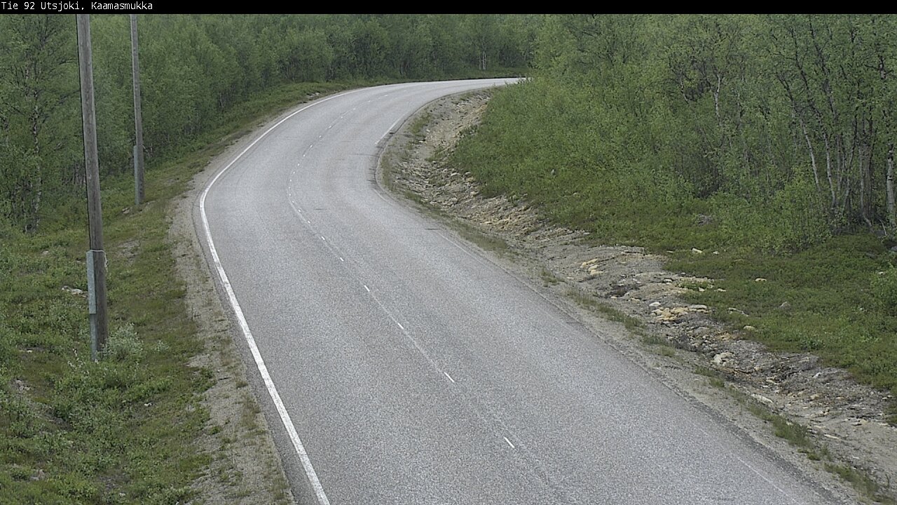 Kelikamerat Kuva Tie 92 Utsjoki, Kaamasmukka, Utsjoki, Lappi