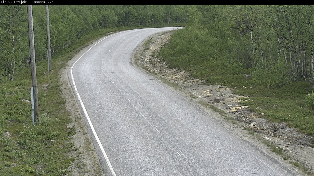 Kelikamerat Kuva Tie 92 Utsjoki, Kaamasmukka, Utsjoki, Lappi