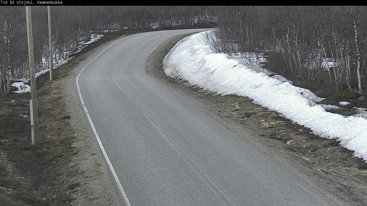 Weather Camera Image Väg 92 Utsjoki, Kaamasmukka, Utsjoki, Lappi