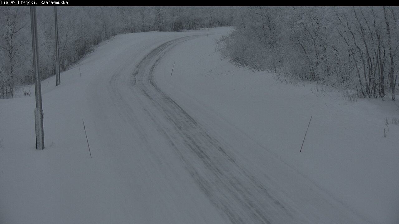 Kelikamerat Kuva Tie 92 Utsjoki, Kaamasmukka, Utsjoki, Lappi