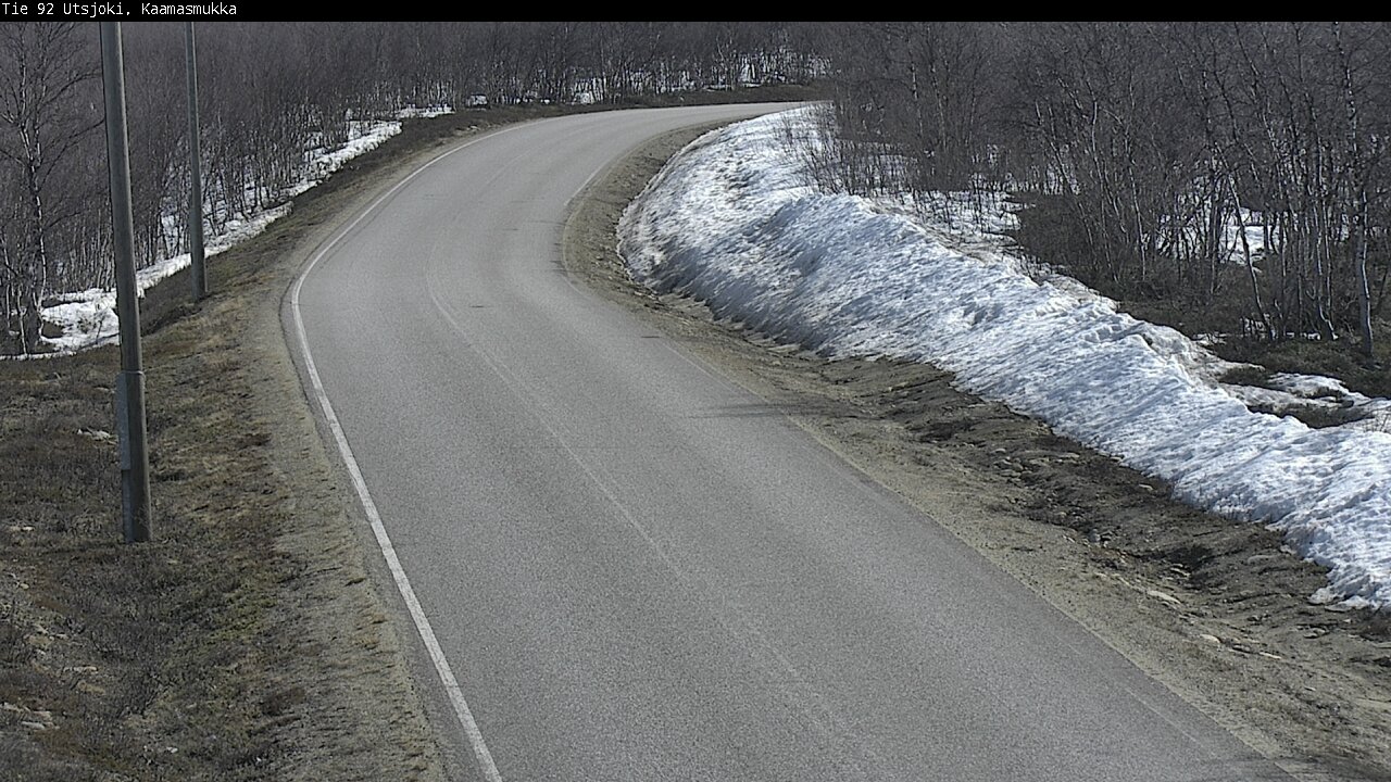 Weather Camera Image Väg 92 Utsjoki, Kaamasmukka, Utsjoki, Lappi