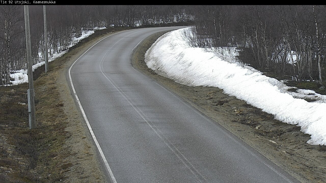 Weather Camera Image Väg 92 Utsjoki, Kaamasmukka, Utsjoki, Lappi