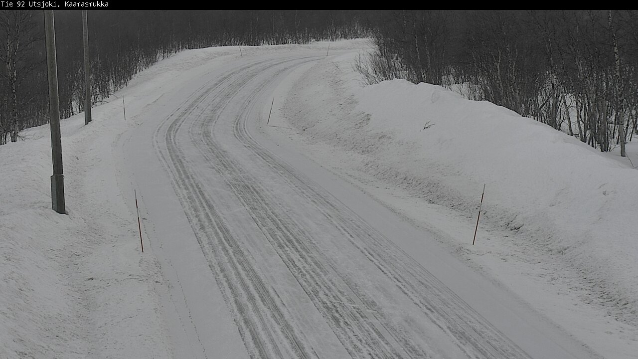 Weather Camera Image Road 92 Utsjoki, Kaamasmukka, Utsjoki, Lappi