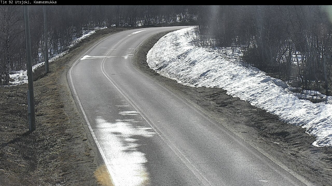 Weather Camera Image Väg 92 Utsjoki, Kaamasmukka, Utsjoki, Lappi